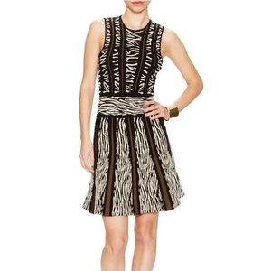 NWT Ronny Kobo knit zebra dress,‎ Large